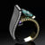 CrimsonGlow™ Vintage Ring met Rode Stenen – Kristal Zirkoon Damesring
